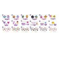 Petite boîte surprise d'angle, machine à capsules Gashapon, jouet en capsule, kit de bijoux DIY, jouet de beauté, kit de nail art pour filles, cadeau promotionnel pour enfants