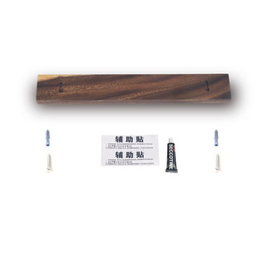 Bloc porte-<span class=keywords><strong>couteau</strong></span> magnétique à montage mural, bandelettes américaines, noir, noyer bloc organiseur de rangement de cuisine à 5 couteaux de 13 pouces - Product Image 4