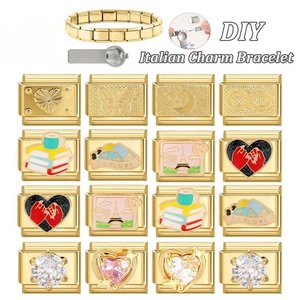 Italian-style Christian Unisex Charms Module DIY Gold-base Light-luxury Creative Personalized Accessories <b>Bracelets</b> - Product Image 1