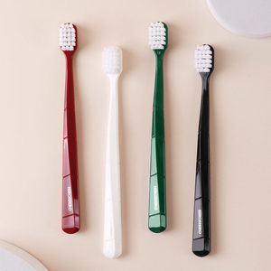 Brosse à dents à poils PBT coniques à large manche brosse à dents carrée ancre brosse à dents adulte - Product Image 1