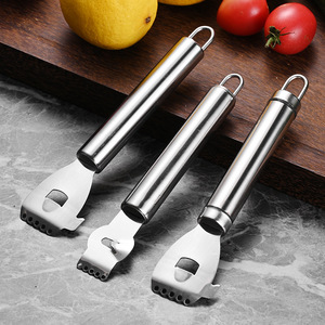 Pelador de cítricos de acero inoxidable, rallador de frutas y verduras multifunción, herramienta de cocina - Product Image 4