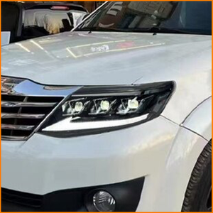 ชุดไฟหน้าอัพเกรดสำหรับ Toyota Hilux Vigo ปี 2012 2013 2014 พร้อมเลนส์โปรเจคเตอร์ <span class=keywords><strong>3</strong></span> ดวง และไฟเลี้ยวแบบไหล Sequential คู่ - Product Image 6