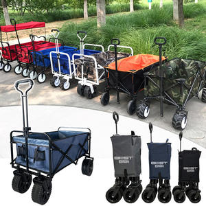 2025 nuevo diseño de cuatro ruedas plegable Picnic <span class=keywords><strong>Camping</strong></span> carrito con OEM personalizable silla plegable dosel <span class=keywords><strong>tienda</strong></span> y protección solar - Product Image 5