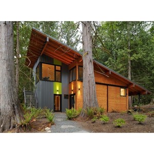 Villa de madera con estructura de acero, diseño rústico para uso rural - Product Image 3
