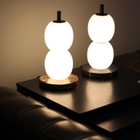 Lampadaire LED design créatif en forme de calebasse, style nordique, luxe léger, pour salon, bureau, chambre d'hôtes et chambre à coucher