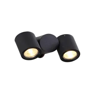 Đèn LED Treo Tường Hai Đầu Hợp Kim Nhôm, Đèn Tường Đôi GU10 IP65 Chống Thấm Nước Ngoài Trời Cho Gia Đình