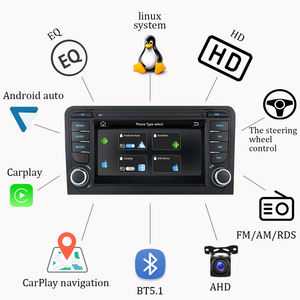 Reproductor Multimedia para Auto con Sistema Linux para <span class=keywords><strong>Audi</strong></span> A3 8P 2003-2012 S3 <span class=keywords><strong>RS3</strong></span>, Carplay Inalámbrico, Android Auto, Reproductor de DVD, Unidad Principal MMI, Reproductor de Audio - Product Image 3