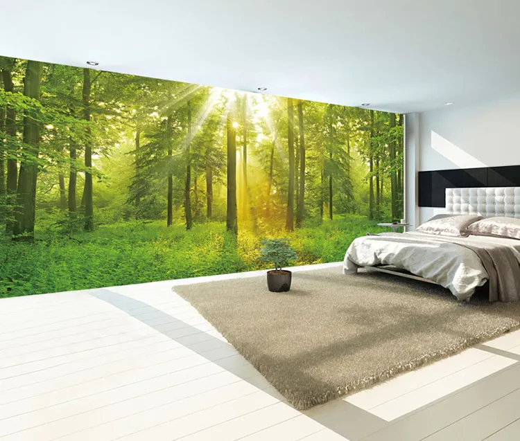 Foresta full scene 3d wallpaper jungle home decor murales