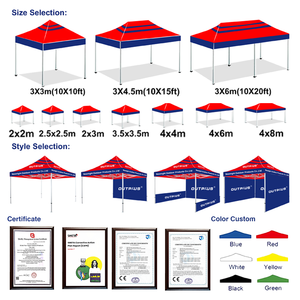 10 * 20ft ODM OEM tùy chỉnh Lều quảng cáo cho triển lãm thương mại 40mm nhôm Oxford vải không thấm nước và bền - Product Image 4