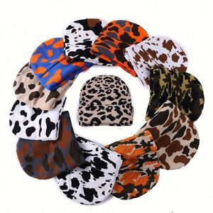 Hot Sale New Autumn Winter Knitted <b>Hat</b> Women Men Fashion Outdoor Warm Leopard Camouflaged Jacquard Beanie <b>Hat</b> - Product Image 1