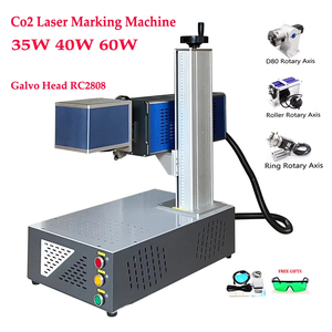 เครื่องแกะสลักไฟเบอร์เลเซอร์ราคาประหยัด 30W 40W ขนาดเล็กแบบพกพา CNC ระบายความร้อนด้วยอากาศ สำหรับทำเครื่องหมายและตัด รองรับไฟล์ DXF/AI - Product Image 2