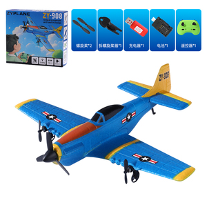 Aereo <span class=keywords><strong>RC</strong></span> P-51 Mustang 2CH 2.4G in Schiuma EPP 150m per Principianti Classico RTF Giocattolo da Esterno - Product Image 1
