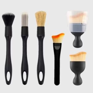 3 pezzi Set di spazzole sintetiche per capelli e per pulizia di spazi per auto - Product Image 5