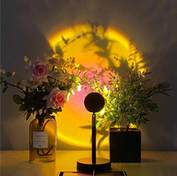 Lampe de coucher de soleil LED intelligente WiFi, application Tuya, projecteur de coucher de soleil, toutes les couleurs, projecteur de coucher de soleil LED, lampe de table USB, multicolore, 360 degrés