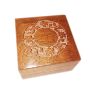 Caja de anillo de madera de diseño fantástico Caja de joyería de madera para accesorios de joyería más vendidos en precio asequible - Product Image 2