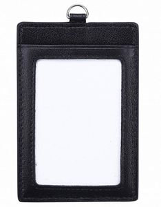 Porte-badge en nylon PU, certifié BSCI, pour carte d'identité, carte de travail, carte d'employé - Product Image 3