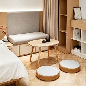 Customizable Bedroom Furniture Sets Modular Wooden <b>Bed</b> with <b>Sofa</b> Side Table & <b>Storage</b> Cabinet Wardrobe for Hotels And Apartment - Product Image 4