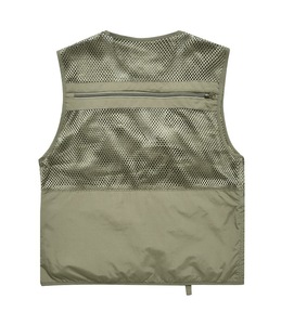 Gilet da lavoro da uomo con logo stampato personalizzato all'ingrosso gilet 100% da uomo Multi tascabile gilet sportivo da pesca per arrampicata su roccia - Product Image 3