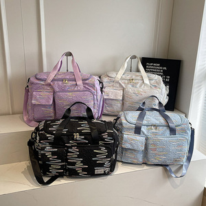Sac de voyage unisexe Oxford classique, confortable, couleurs unies, tendance, multi-compartiments, étanche (sec/humide), grande capacité - Offre Spéciale - Product Image 1