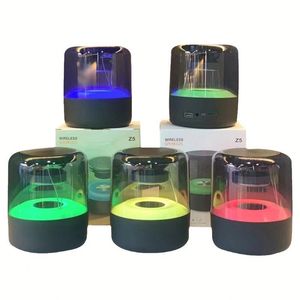 Newest Z5 <b>Wireless</b> Speaker with Built-in Mic Handsfree Dazzling Crack Colorful LED 5.0 HD Sound - Product Image 2