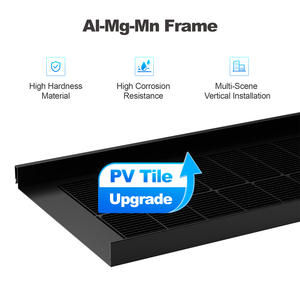 Tuiles photovoltaïques intégrées pour bâtiments solaires 80W 90W 100w Panneaux solaires BIPV de haute qualité Solutions de construction - Product Image 2