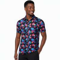 Polo à manches courtes imprimé pour homme