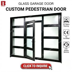 Porte de <span class=keywords><strong>garage</strong></span> en verre trempé 3C 16x7 9x7, commande vocale intelligente WiFi, vue complète transparente, porte de <span class=keywords><strong>garage</strong></span> moderne pour maison - Product Image 3