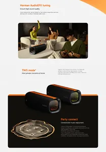 Haut-parleur portable sans fil Sound Party Global Version 5.4, étanche IPX5, en plastique, avec woofer 35W et tweeter 15W haute performance - Product Image 6