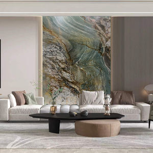 Dalle chaude en gros transmettant la lumière dalles de marbre vert en pierre de luxe - Product Image 6