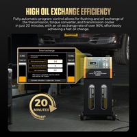 AUTOOL ATF705 Máquina de Limpieza y Cambio de Fluido de Transmisión Automática con Compatibilidad AC 110-240V y Tanque de Aceite de 20L