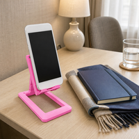 Support de téléphone de bureau pliable et réglable, support portable en ABS pour smartphone et tablette, support universel multicolore
