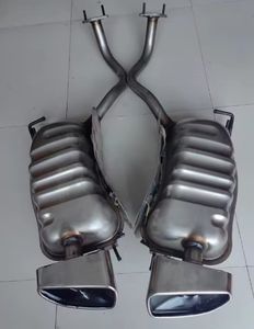 Silenciador de Escape Plateado de Acero Inoxidable 409 de 1.2mm 1.5mm de Alto Rendimiento y Bajo Precio, Ajuste Directo para Nuevo, Suministro de Fábrica de Yueyang - Product Image 2