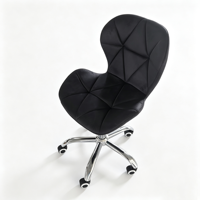 Chaise de bureau moderne à hauteur réglable avec base en acier inoxydable, fournie directement par les fabricants de mobilier commercial