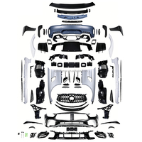 Pare-chocs de voiture en fibre de carbone sèche + matériau PP, kit carrosserie large style GTR Pro pour Mercedes Benz AMG GT GTC GTS, accessoires de voiture