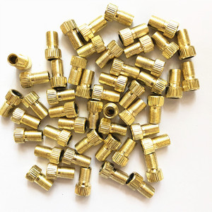 Adaptateur de valve Fashizui en laiton, de type français à américain, pour réparation et remplacement de pneus de vélo, connecteur en cuivre fileté de 6 mm - Product Image 2