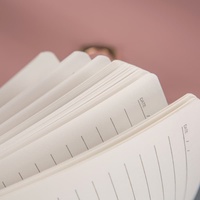Carnet A5 en cuir PU doux au toucher, couleur macaron tendance, pour étudiants et fournitures scolaires