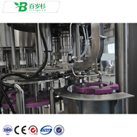 Usine d'embouteillage d'eau minérale entièrement automatique à haute productivité BS / Ligne de remplissage d'eau potable