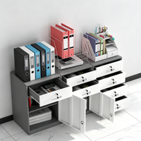 Meuble de rangement mobile en acier avec serrure, tiroir à code pour sous le bureau, idéal pour documents et fournitures de bureau