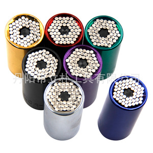 Colorful Magic <b>Socket</b> Set 1/4 In Hex Chromium Vanadium Steel Chrome Plated Automotive Repair Tools - Product Image 2