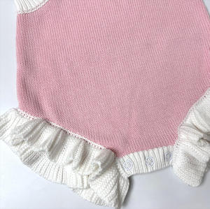 Offre Spéciale bébé barboteuse tricoté nouveau-né bébé fille vêtements couleur unie sans manches enfant en bas âge garçon barboteuse Cool été enfants vêtements - Product Image 6