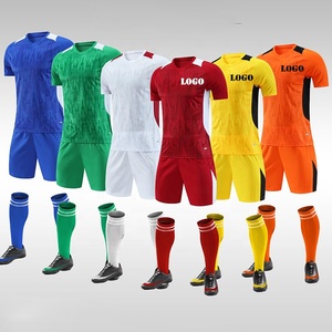 Set Personalizzato di Costumi da Bagno per <span class=keywords><strong>Calcio</strong></span>, Maglia <span class=keywords><strong>e</strong></span> <span class=keywords><strong>Pantaloncini</strong></span> Nazionali con Calzini, Maglia da <span class=keywords><strong>Calcio</strong></span> Squadra Mondiale Giallo-Verde Messico - Product Image 1