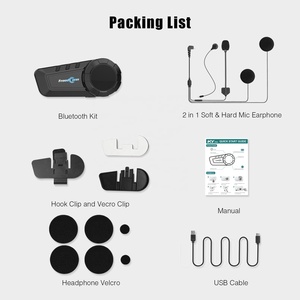 <span class=keywords><strong>FreedConn</strong></span> KY PRO BT 5,0 4-6 Riders 1000m intercomunicador para moto Cascos Para Moto Casco de motocicleta Intercomunicador - Product Image 5