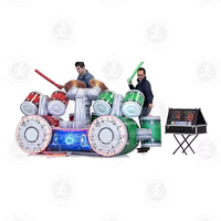Batterie de percussions gonflable musicale super amusante avec jeu de percussions interactif IPS, kits de percussions gonflables IPS