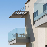 Solusi Satu Atap Ykl Sistem Pemasangan Fascia Desain Baru Railing Kaca Laminasi untuk Balkon, Teras, dan Tangga Pengembang Resor
