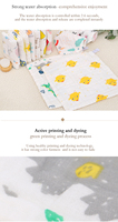 Serviettes pour bébé en coton biologique, écologiques, douces, 100% coton, 6 couches, pour usage domestique, pour enfant, Stride New Life Square Cartoon
