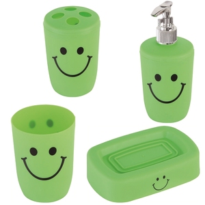 ENSEMBLE D'ACCESSOIRES VERTS SMILE 4 PIÈCES - Product Image 1