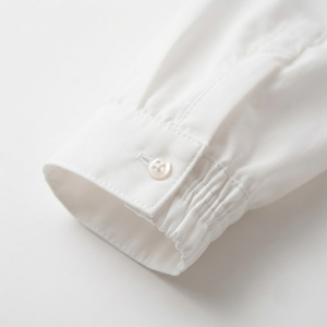 Conjunto de Uniforme Escolar a Cuadros para Niñas, Venta al Por Mayor, Vestido de Dos Piezas con Tirantes y Cuello Peter Pan de Manga Larga Blanco - Product Image 3