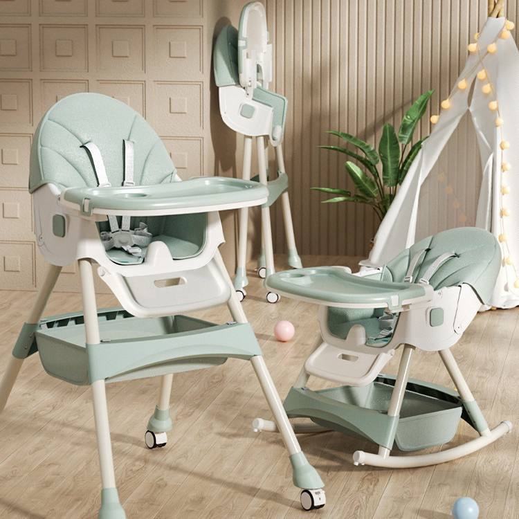 Cesta de almacenamiento de ruedas verde aguacate insignia con curvatura