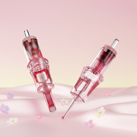 Cartouches d'aiguilles de microneedling jetables universelles stérilisées au gaz EO pour maquillage permanent - Acier inoxydable 316 pour l'art corporel