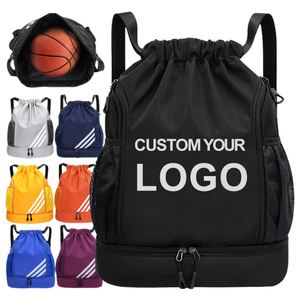 New Style <b>Drawstring</b> <b>Backpack</b> Bag Wholesale Custom Logo Casual Travel Men's Sports Basketball - Product Image 1